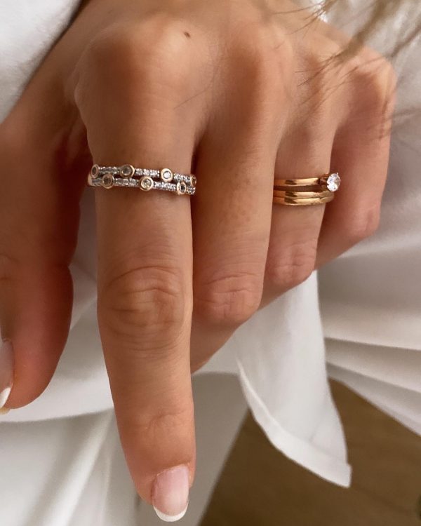 Rose Çelik Yüzükler - Görsel 3