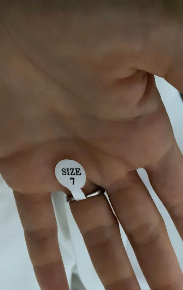 Yıldız Detay Çelik Yüzük - Görsel 3