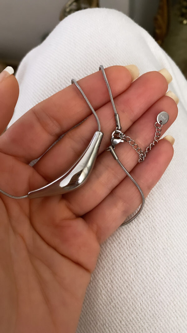 Yıldız Model - Tasarım Model - Kutup Yıldızı Model Silver Çelik Kolyeler - Görsel 3