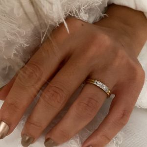 Sırataşlı Gold Çelik Yüzük
