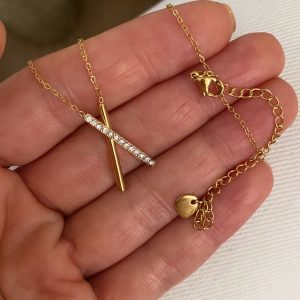 Alternative view of Taşlı X Model - Güneş Model - Taşlı Uzun Model  Çelik Kolyeler