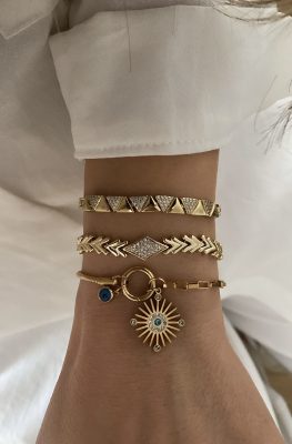 Üçgen Model - Balıksırtı Model - Güneş Model Çelik Bileklik