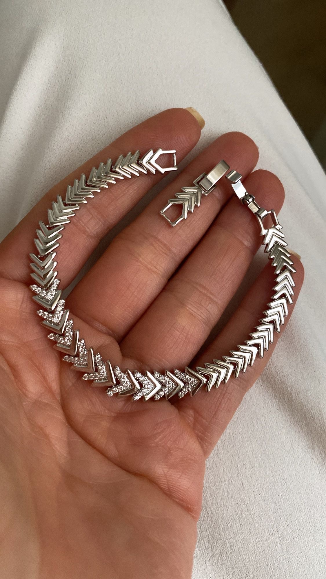 Balıksırtı Model - Ay Model - Üçgen Model Çelik Bileklikler - Görsel 2