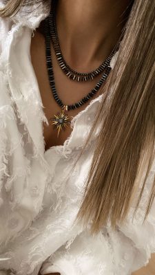 Hematit Doğaltaş Kolye