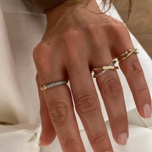 Ayarlanabilir İthal Tasarım Gold Yüzükler